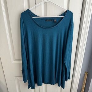 H by Halston blue long sleeve size 1X